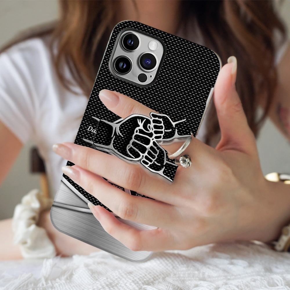 Dad The Man The Myth The Legend First Bump - Personalized Father Full Print Phone Case