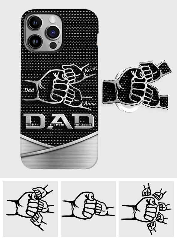 Dad The Man The Myth The Legend First Bump - Personalized Father Full Print Phone Case