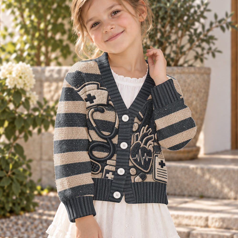 Nurse Life - Personalized Nurse Cardigan Sweater