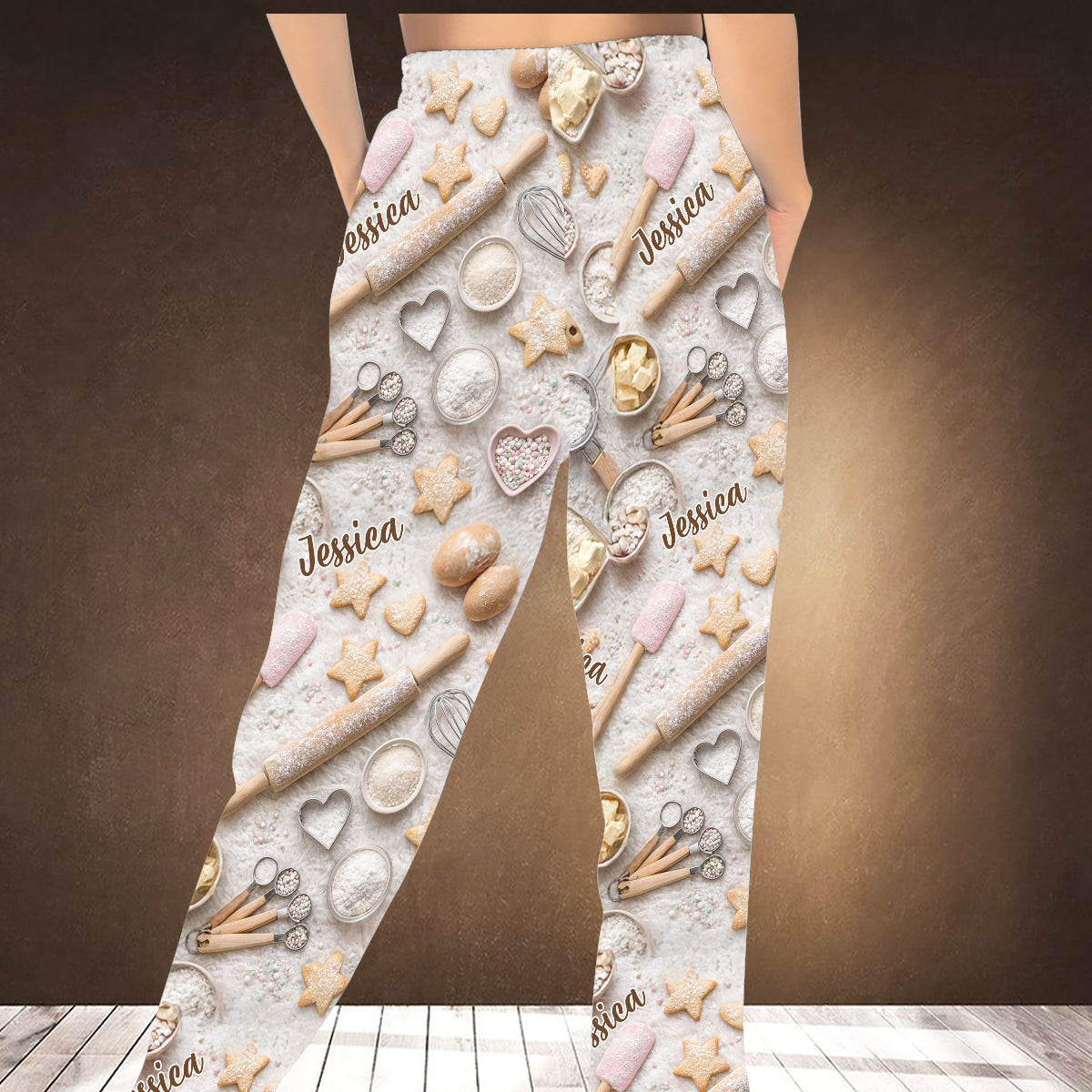 J'adore la pâtisserie - Pantalon de survêtement unisexe personnalisé pour la pâtisserie
