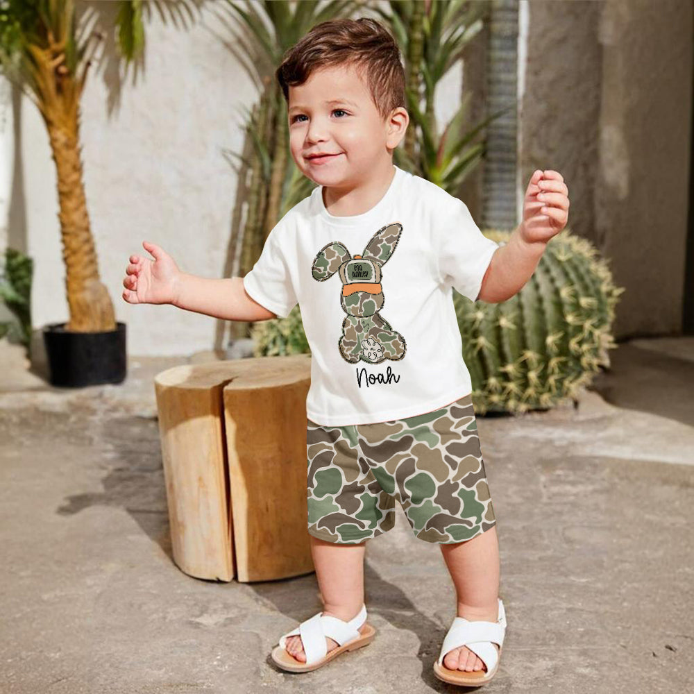 Egg Hunter - Personalized Kid T-shirt & Shorts