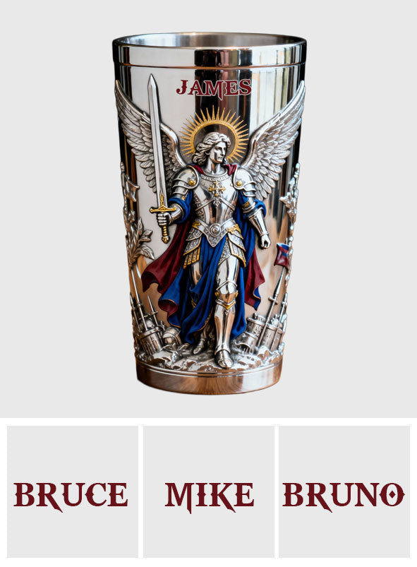 Saint Michael - Personalized Christian Tumbler