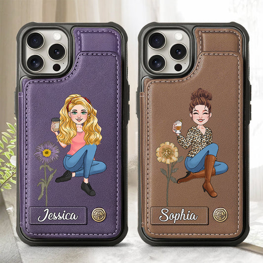 Gift For Friends Birth Month - Personalized Bestie Wallet Phone Case