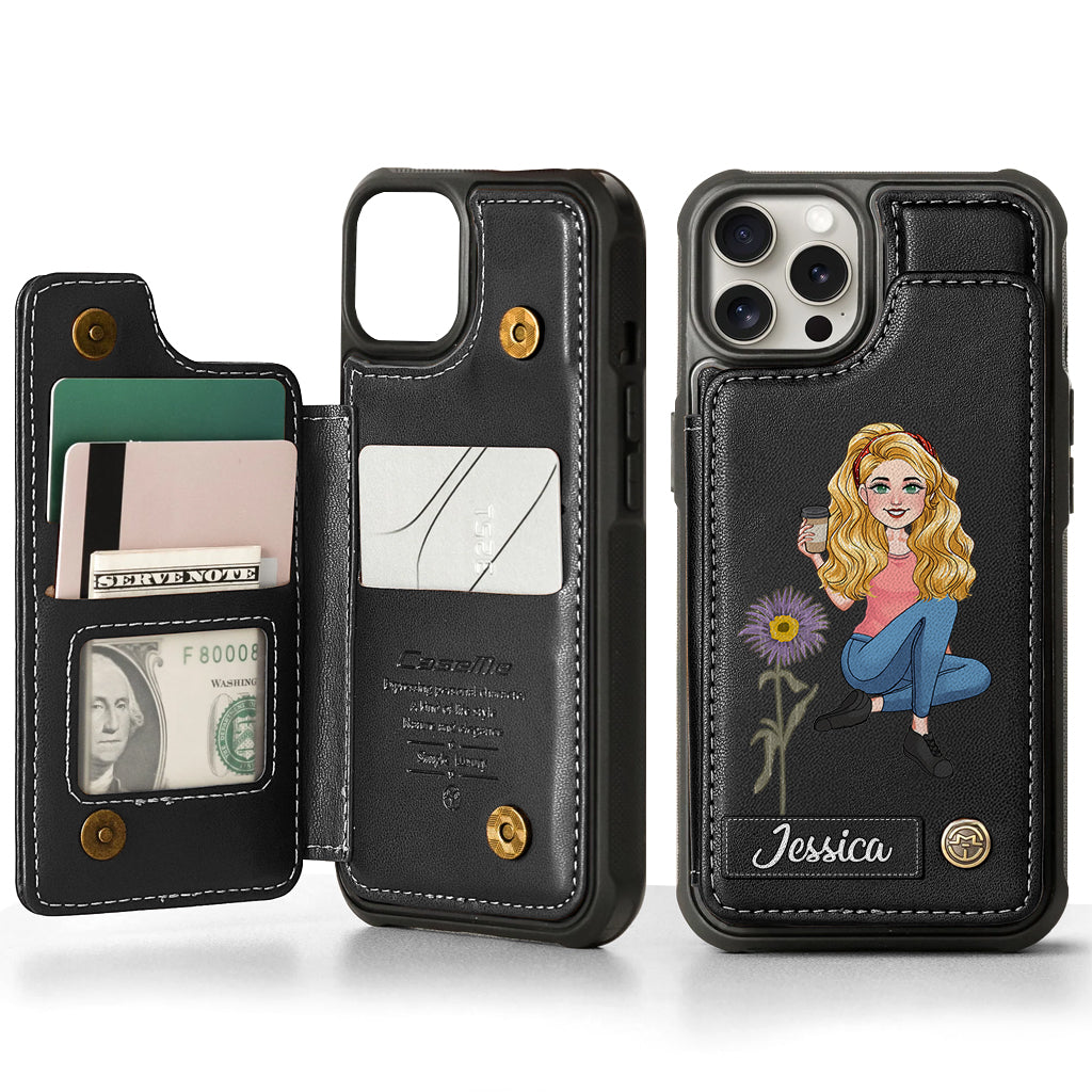 Gift For Friends Birth Month - Personalized Bestie Wallet Phone Case