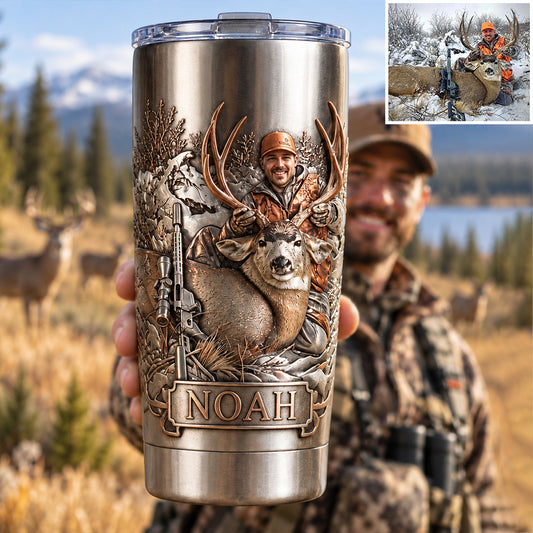 Deer Hunting - Personalized Hunting Tumbler