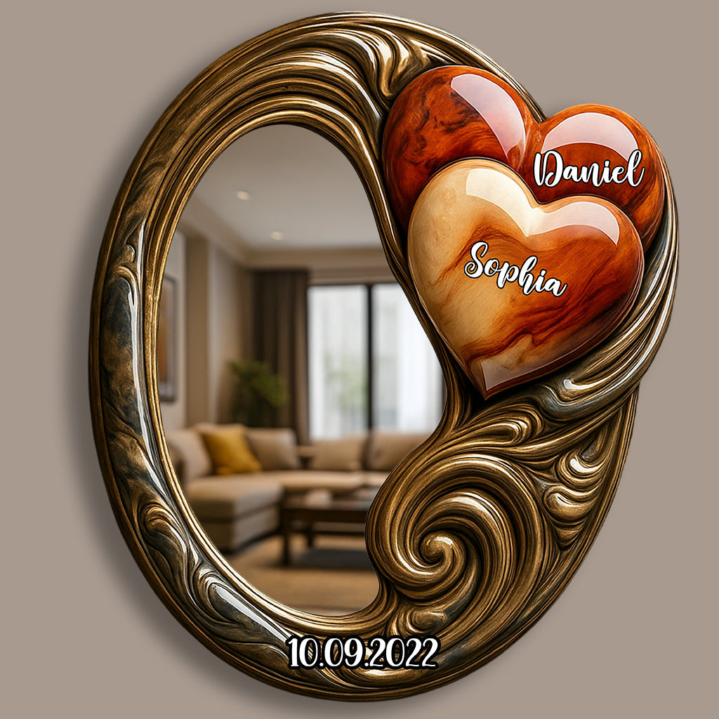 You And Me We Got This - Personalized Couple Wall Hanging Mirror