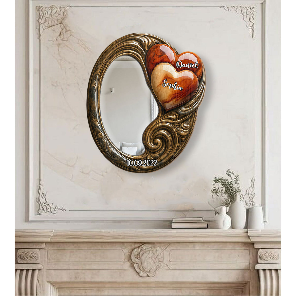 You And Me We Got This - Personalized Couple Wall Hanging Mirror