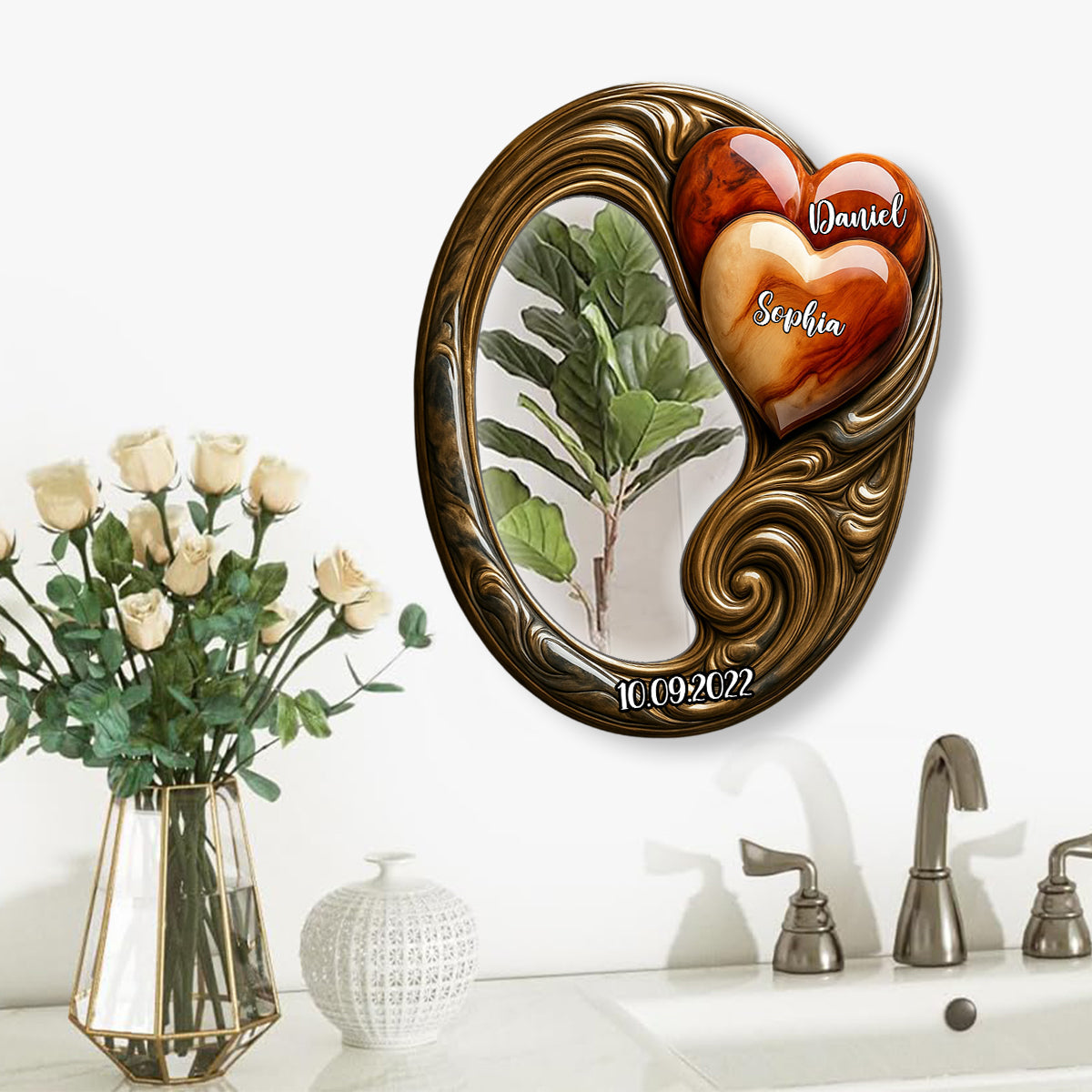 You And Me We Got This - Personalized Couple Wall Hanging Mirror