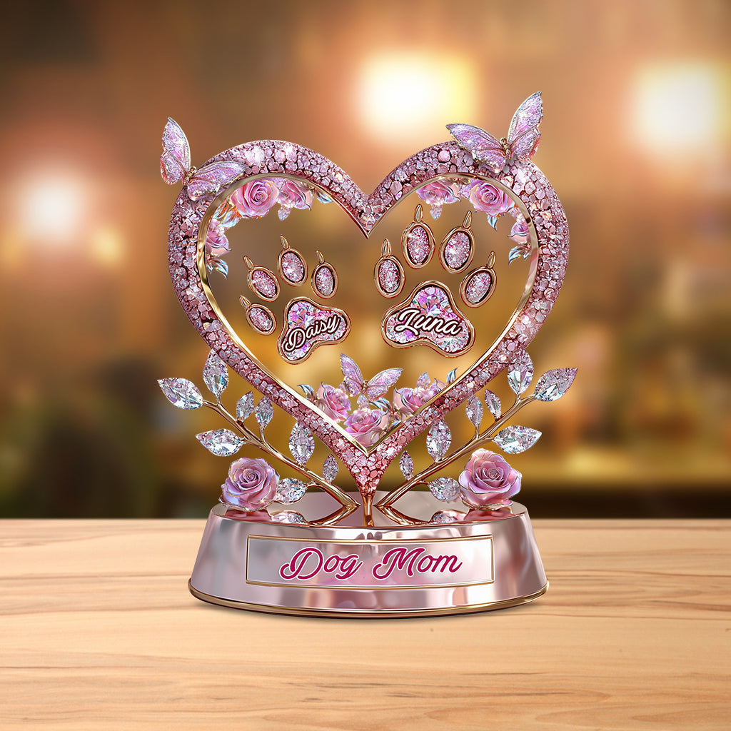 Fur Mama - Personalized Dog Custom Shaped Acrylic Plaque