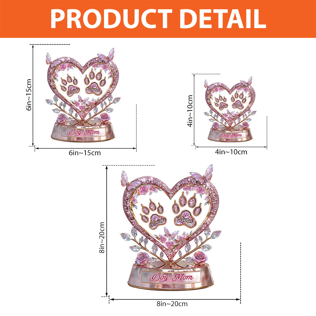 Fur Mama - Personalized Dog Custom Shaped Acrylic Plaque