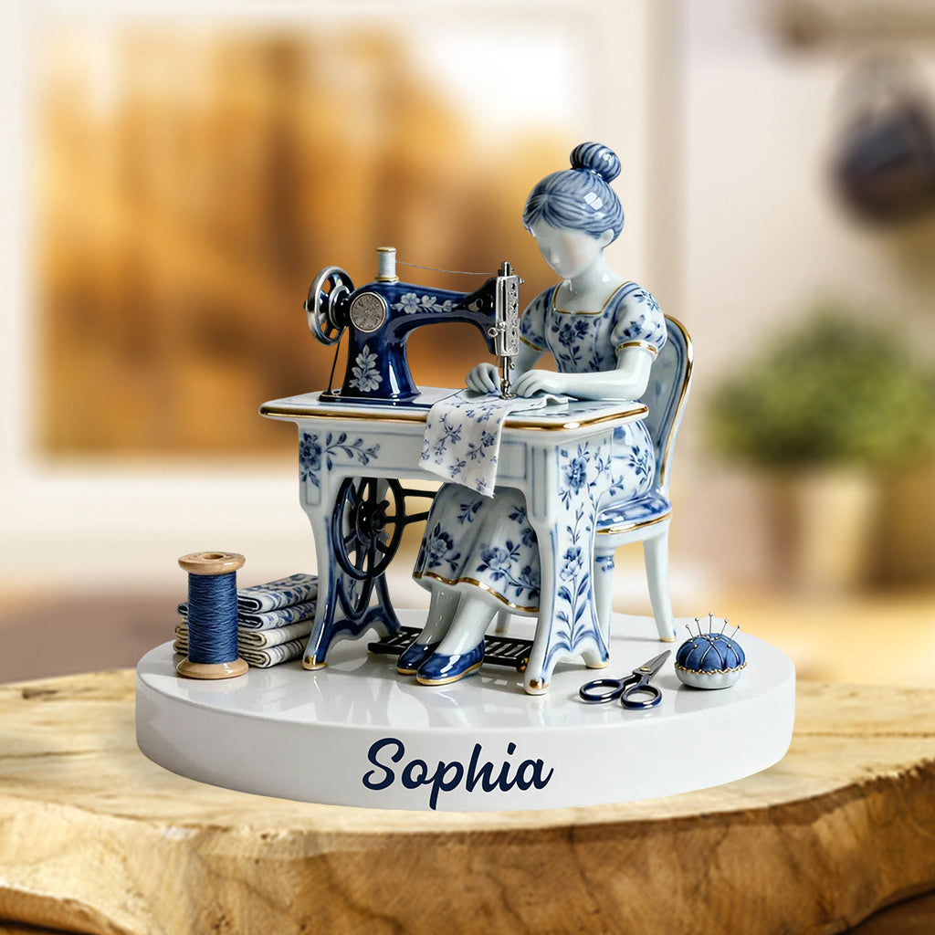 Love Sewing - Personalized Sewing Custom Shaped Acrylic Plaque