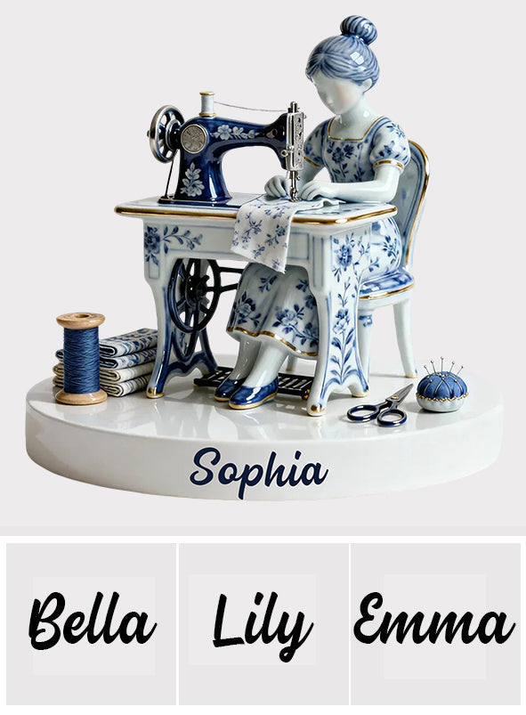 Love Sewing - Personalized Sewing Custom Shaped Acrylic Plaque