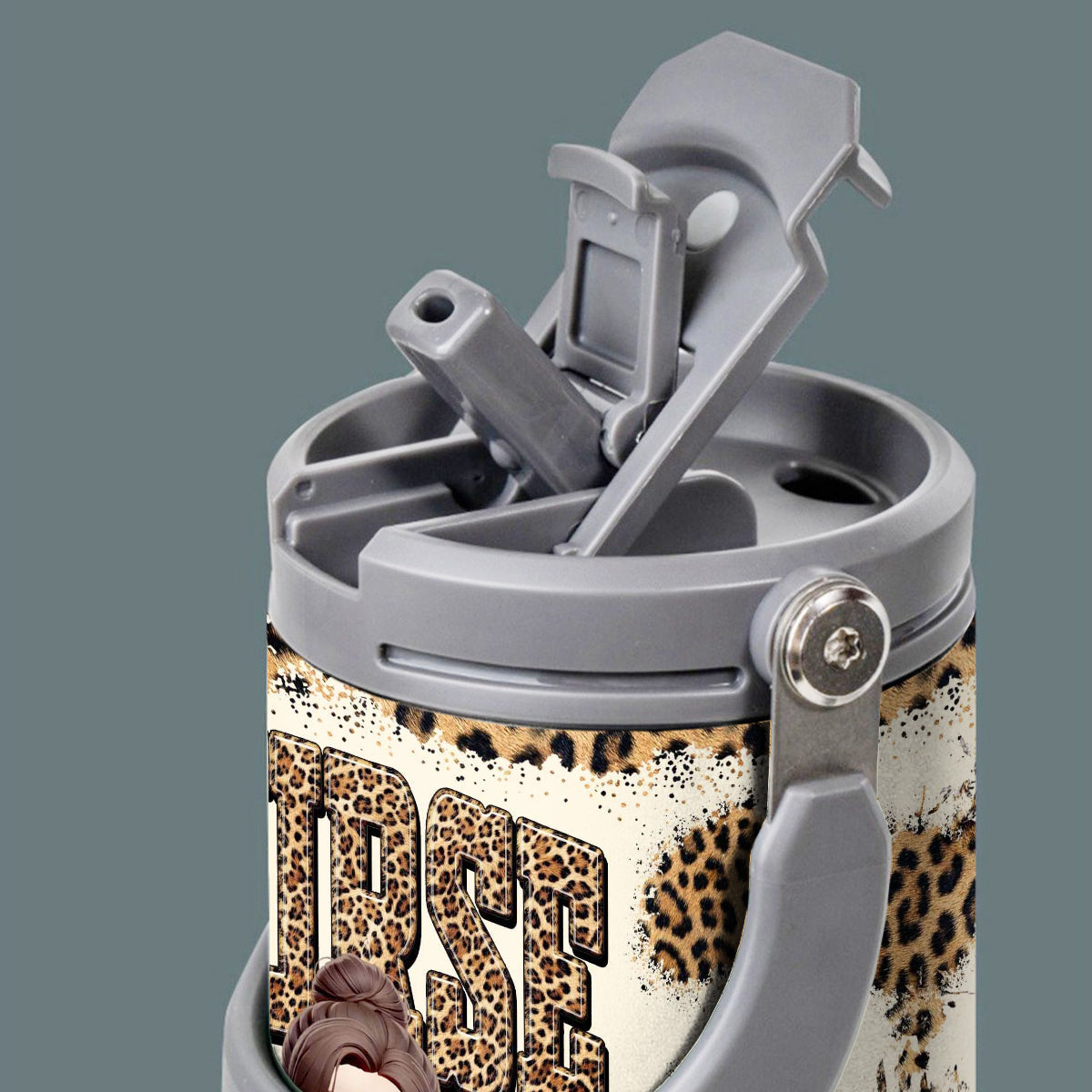 Nurse Life - Personalized Nurse Tumbler With Grip Handle