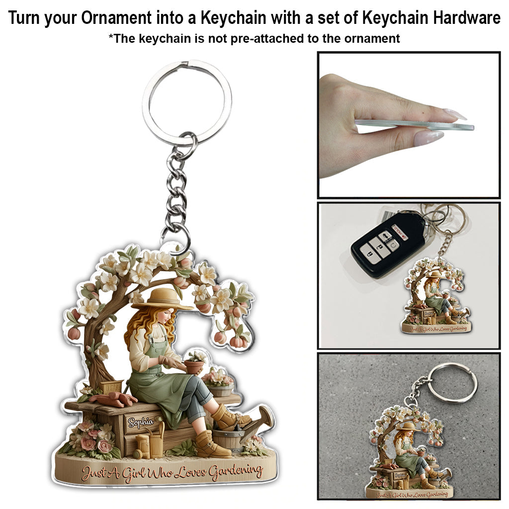 Love Gardening - Personalized Gardening Ornament