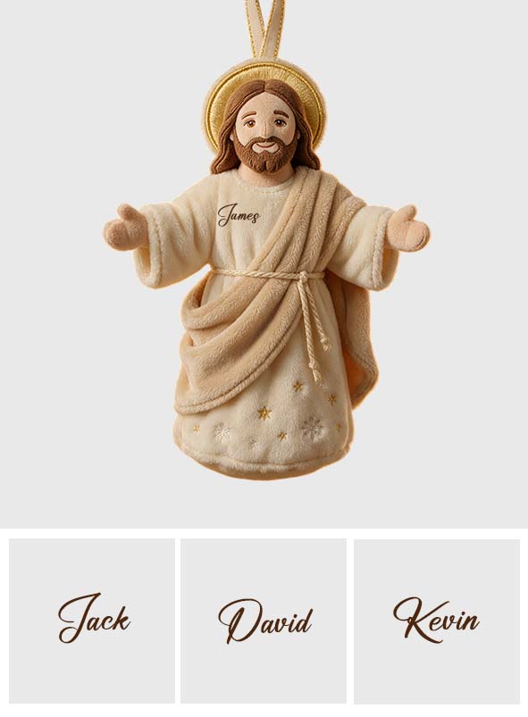 Christmas Eve - Personalized Christian Plush Ornament