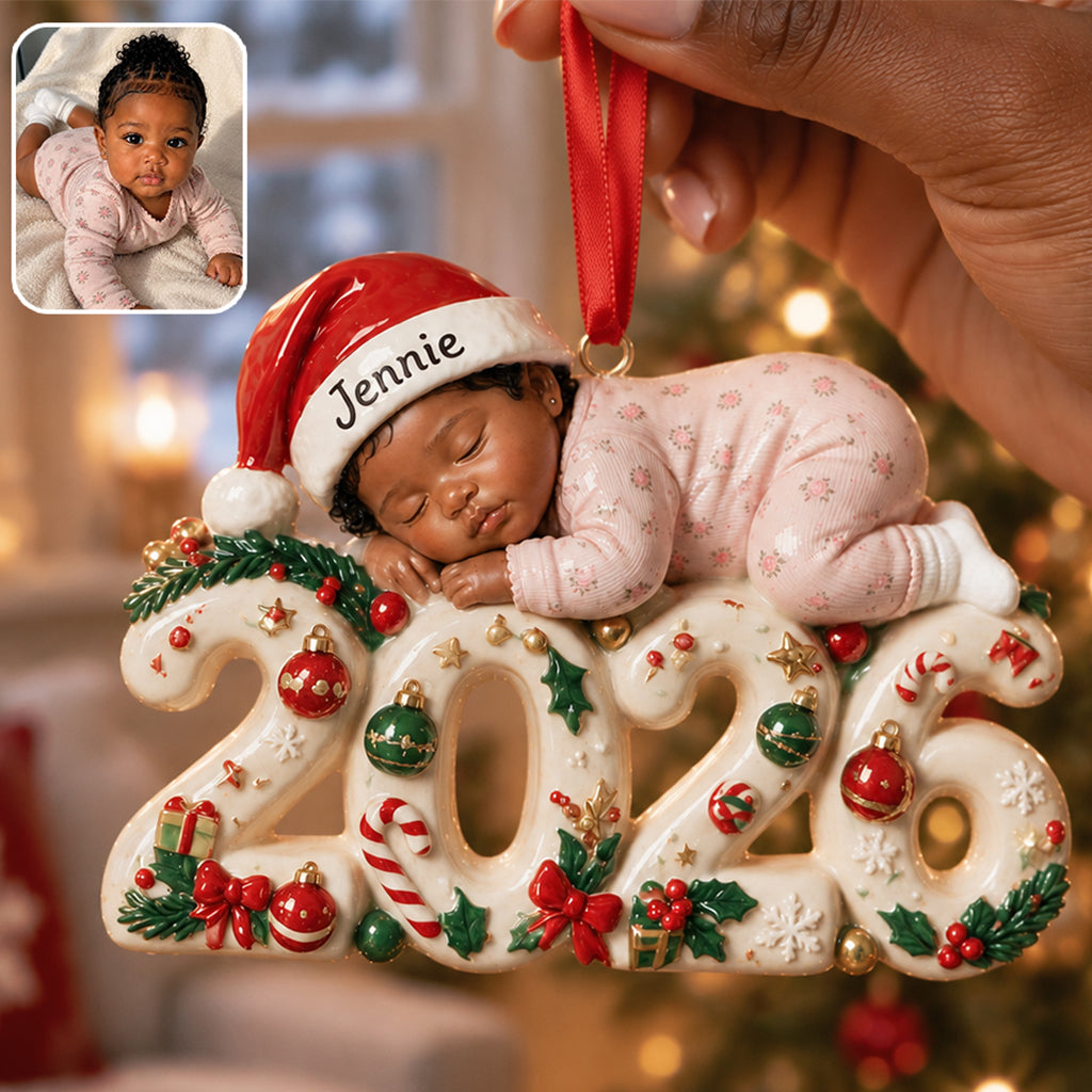 My 1st Christmas - Personalized Newborn Premium 3D Ornament