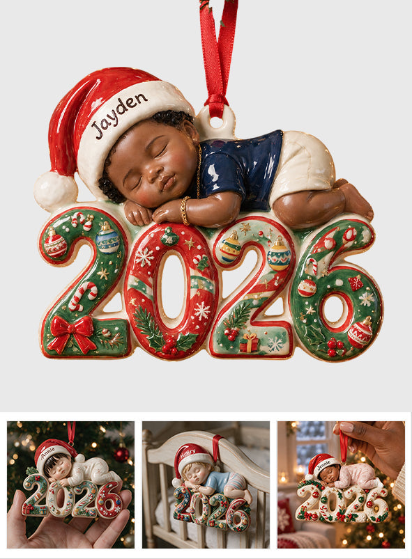 My 1st Christmas - Personalized Newborn Premium 3D Ornament