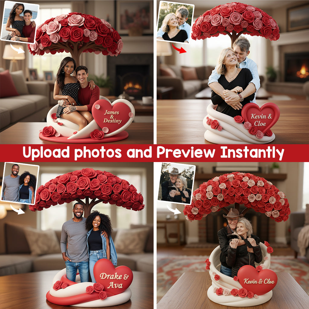 Custom From Any Photo - Personalized Couple Custom Shaped Acrylic Plaque