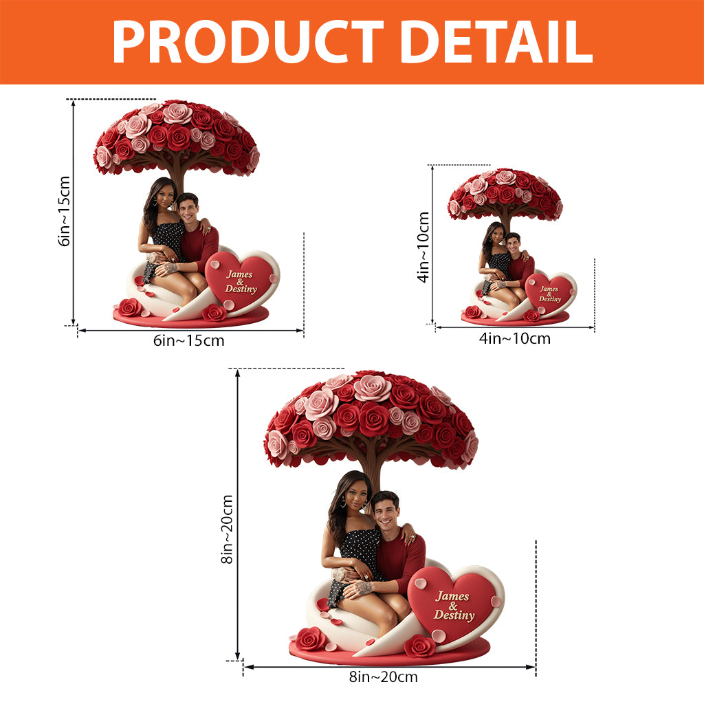 Custom From Any Photo - Personalized Couple Custom Shaped Acrylic Plaque