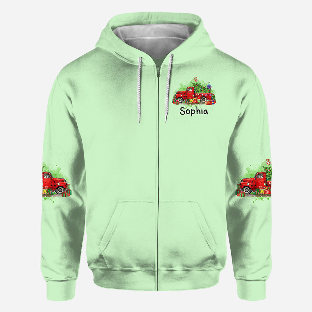 Jesus Take The Wheel - Personalized Christmas All Over Shirt