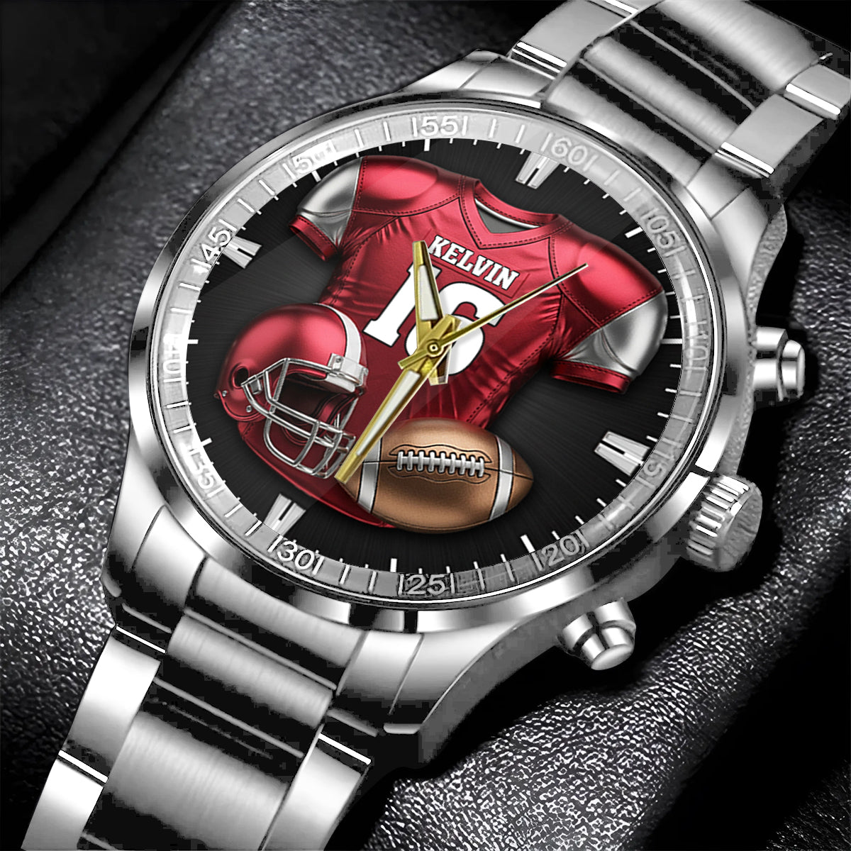 Love Football - Personalized Football Hand Watch