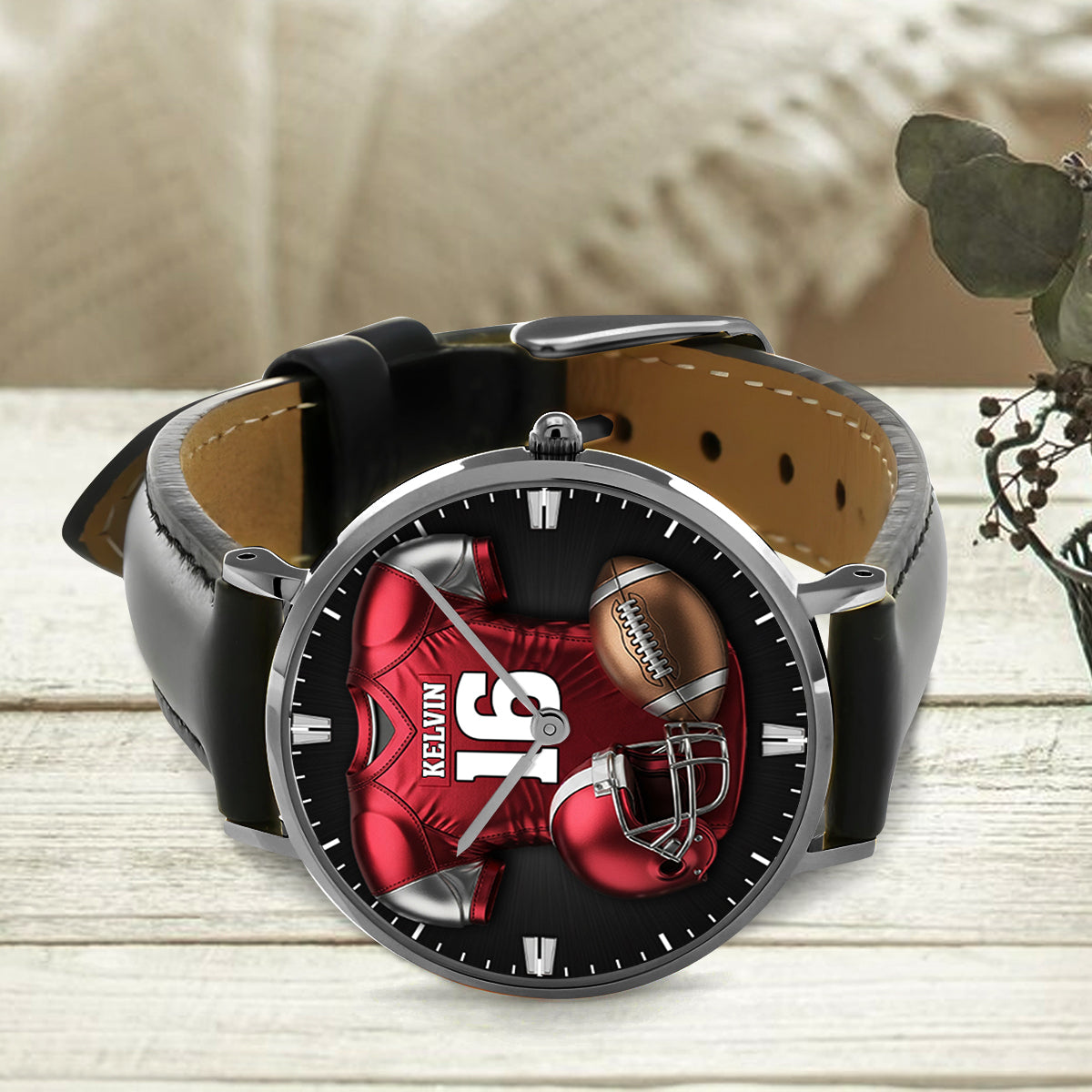 Love Football - Personalized Football Hand Watch