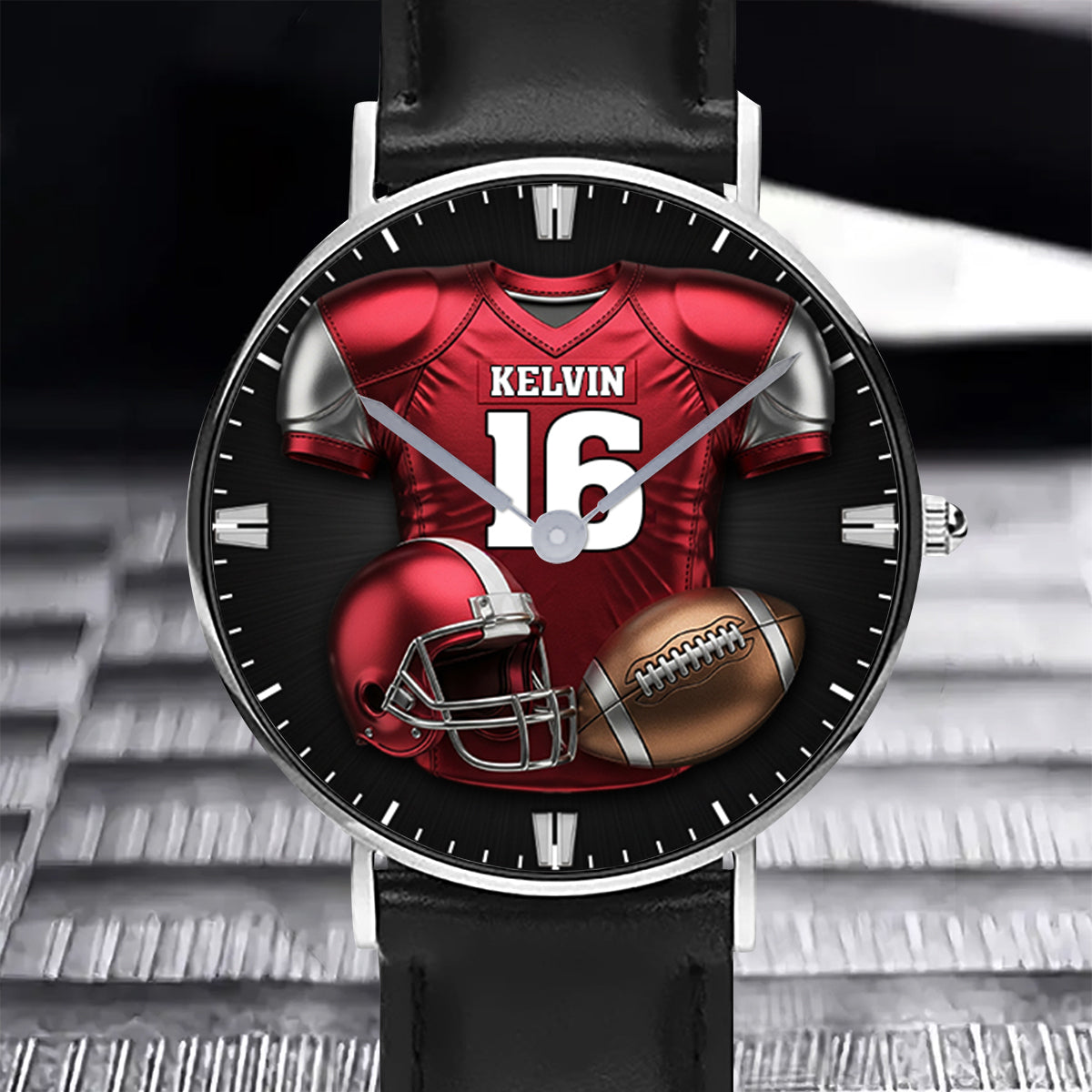 Love Football - Personalized Football Hand Watch