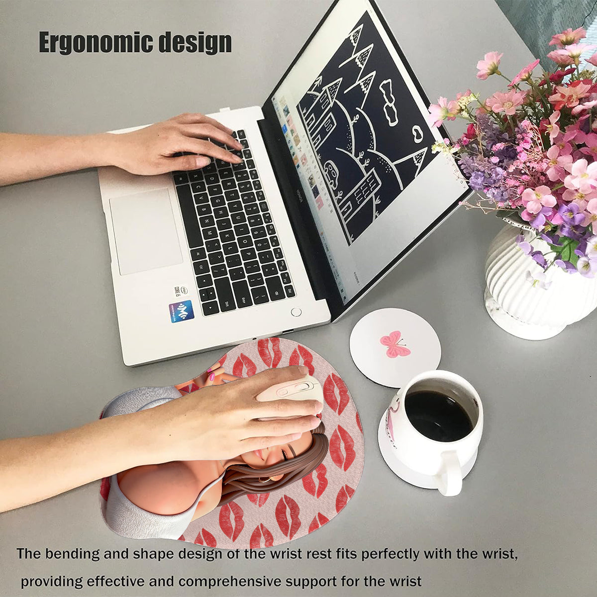 Custom Any Photo - Personalized Spicy Couple 3D Mouse Pad