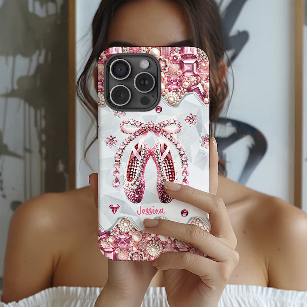 Coque de téléphone personnalisée Love Ballet - Impression intégrale sur le thème du ballet