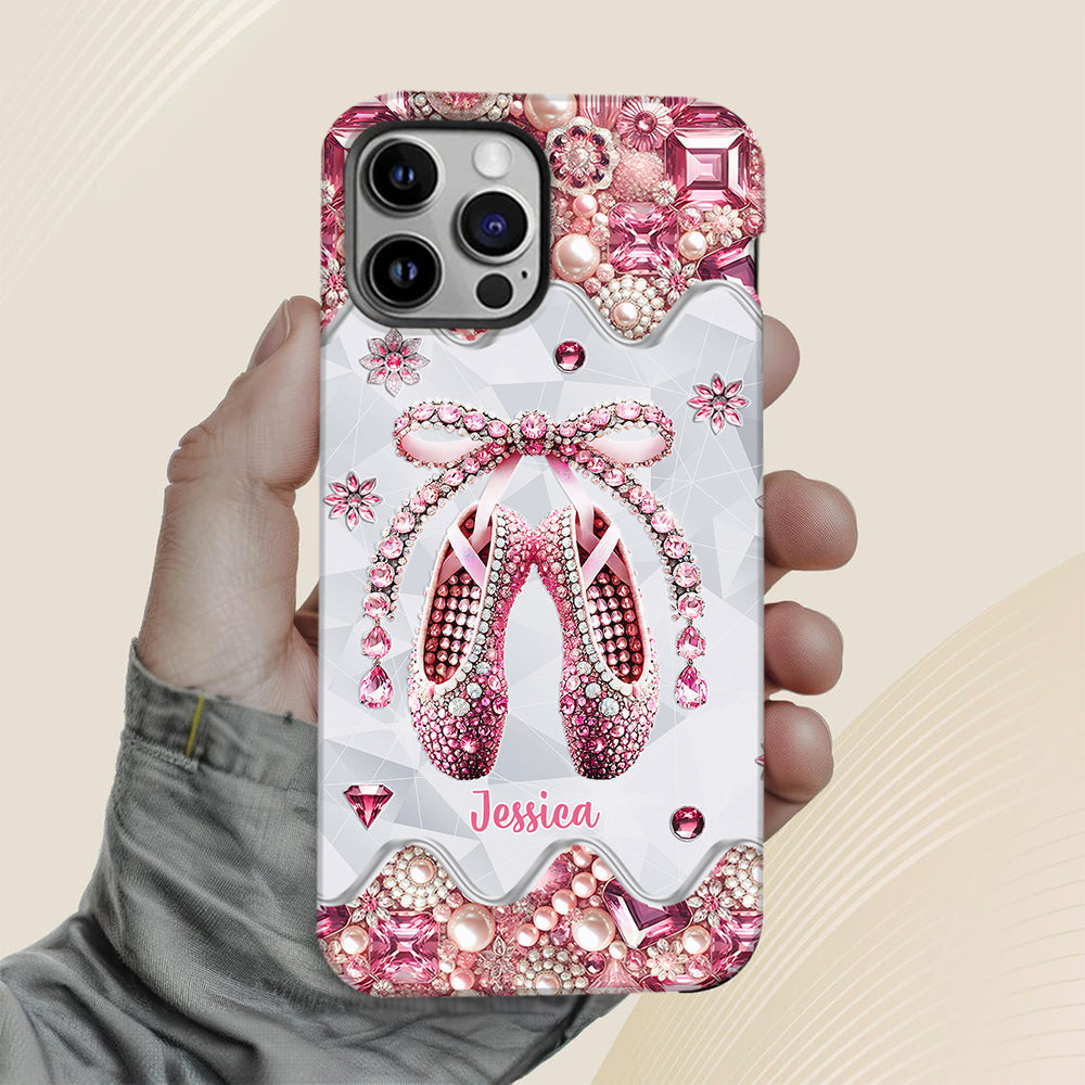Coque de téléphone personnalisée Love Ballet - Impression intégrale sur le thème du ballet