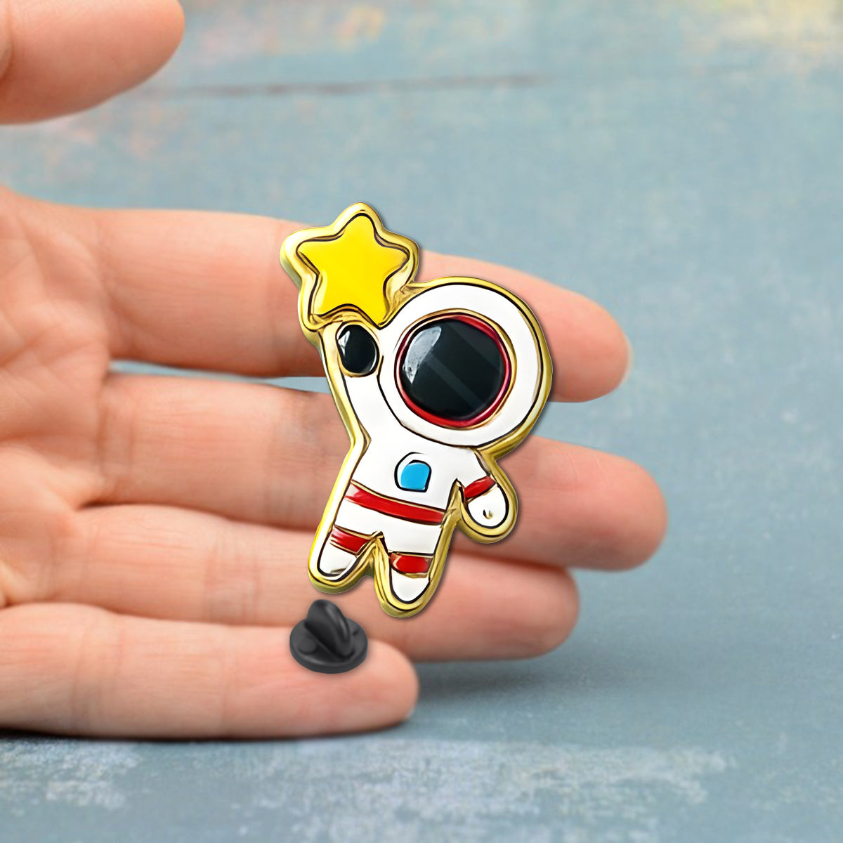 Cute Astronaut Pin Collection - Personalized Kid Pin