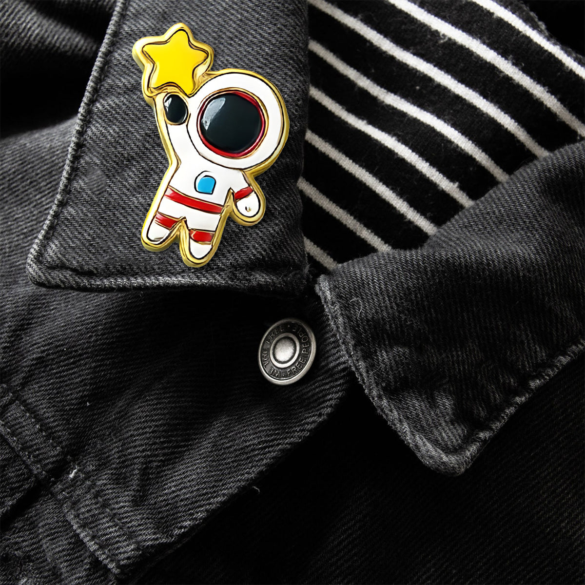 Cute Astronaut Pin Collection - Personalized Kid Pin