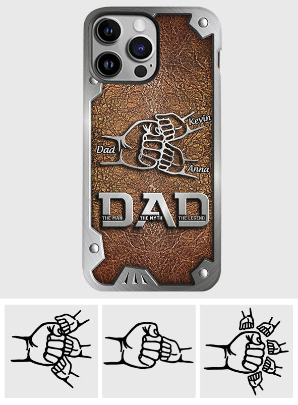 Dad The Man The Myth The Legend First Bump - Personalized Father Full Print Phone Case