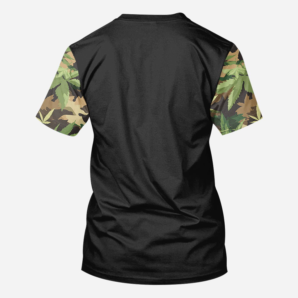 Papa le plus cool du monde - T-shirt personnalisé avec motif cannabis.