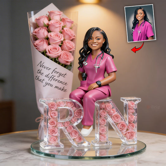 Custom Any Photo - Personalized Nurse Custom Shaped Acrylic Plaque