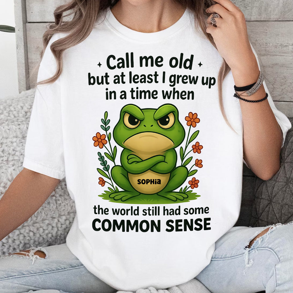 Call Me Old - Love Frog Personalized T-shirt And Hoodie