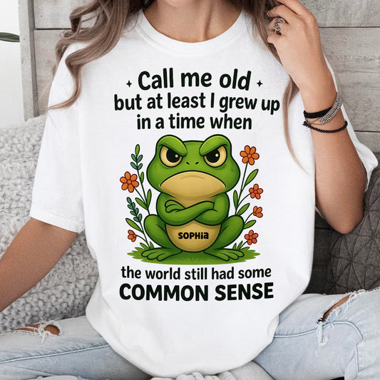 Call Me Old - Love Frog Personalized T-shirt And Hoodie