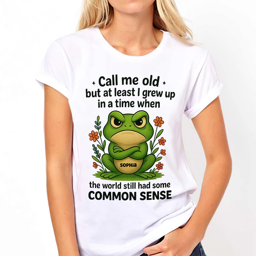 Call Me Old - Love Frog Personalized T-shirt And Hoodie