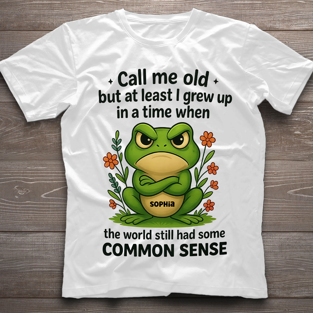 Call Me Old - Love Frog Personalized T-shirt And Hoodie