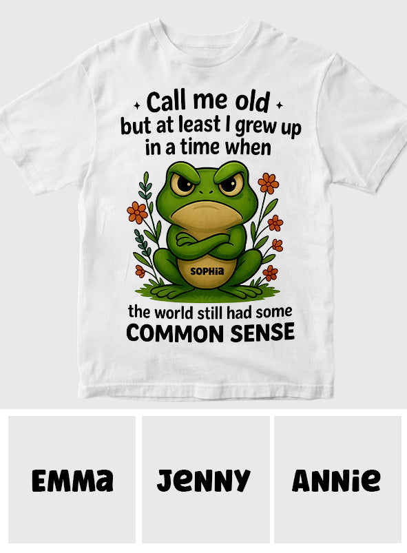 Call Me Old - Love Frog Personalized T-shirt And Hoodie