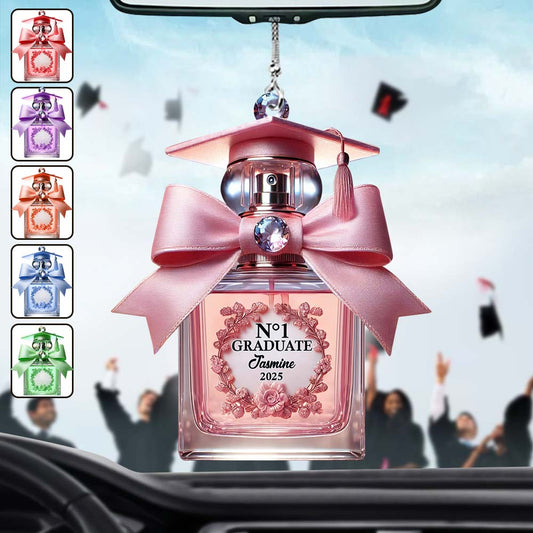No1 Graduate - Personalized Graduation Car Ornament