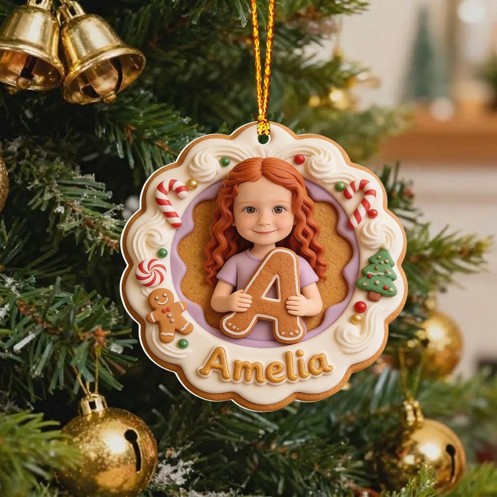 Sweet Christmas Memories - Personalized Kid Premium 3D Ornament