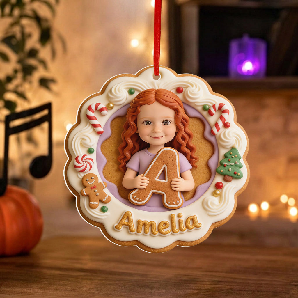 Sweet Christmas Memories - Personalized Kid Premium 3D Ornament
