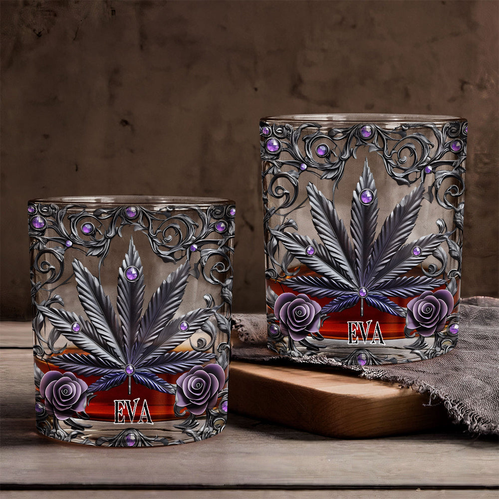 Beautiful Marijuanas - Personalized Weed Whiskey Glass