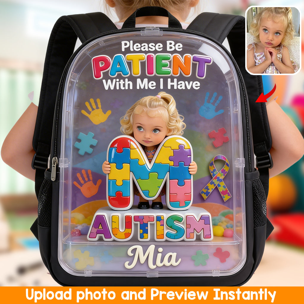 Be Kind - Personalized Autism Awareness Multifunctional Backpack