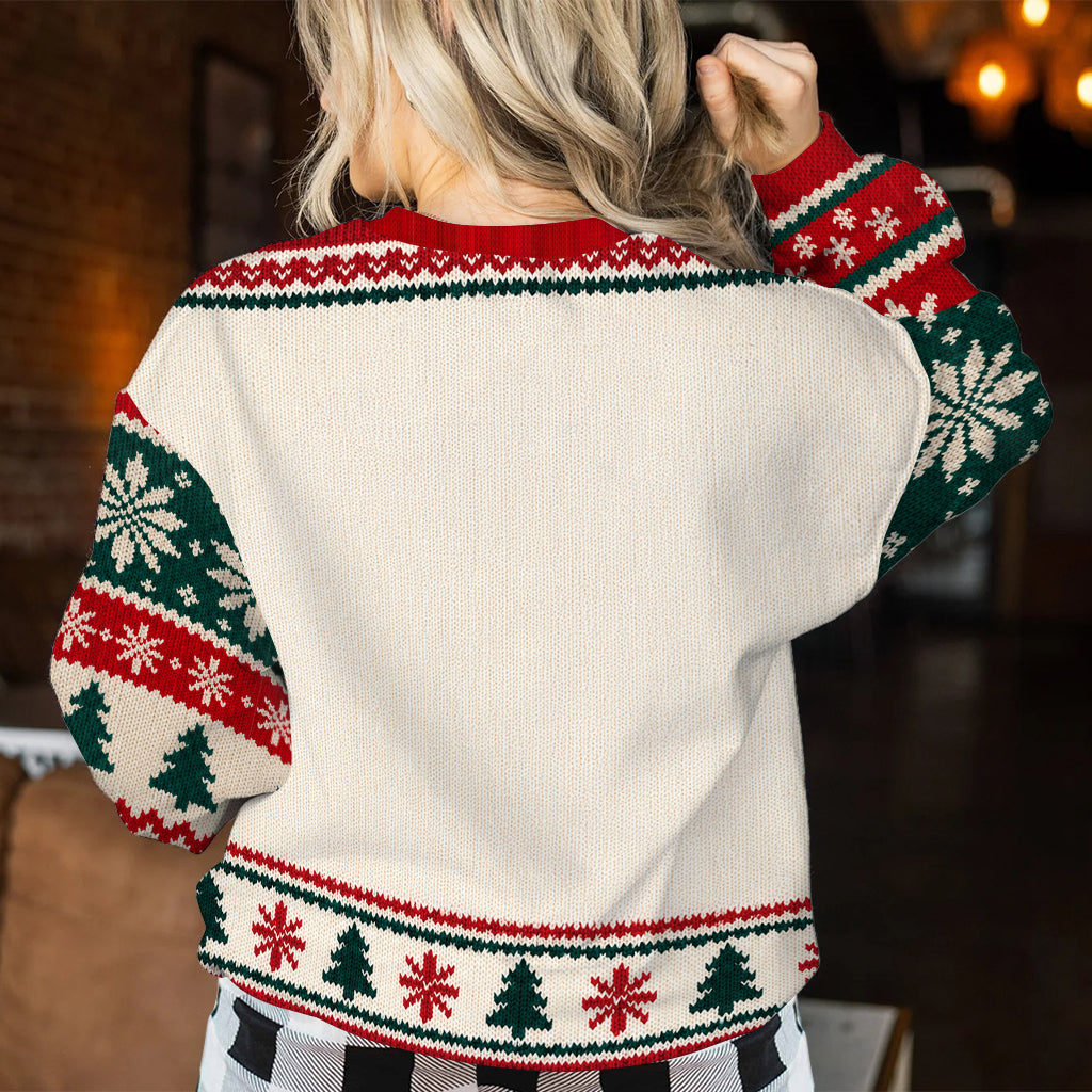Amazing Kid Hand Drawing Sweater - Personalized Kid Ugly Sweater