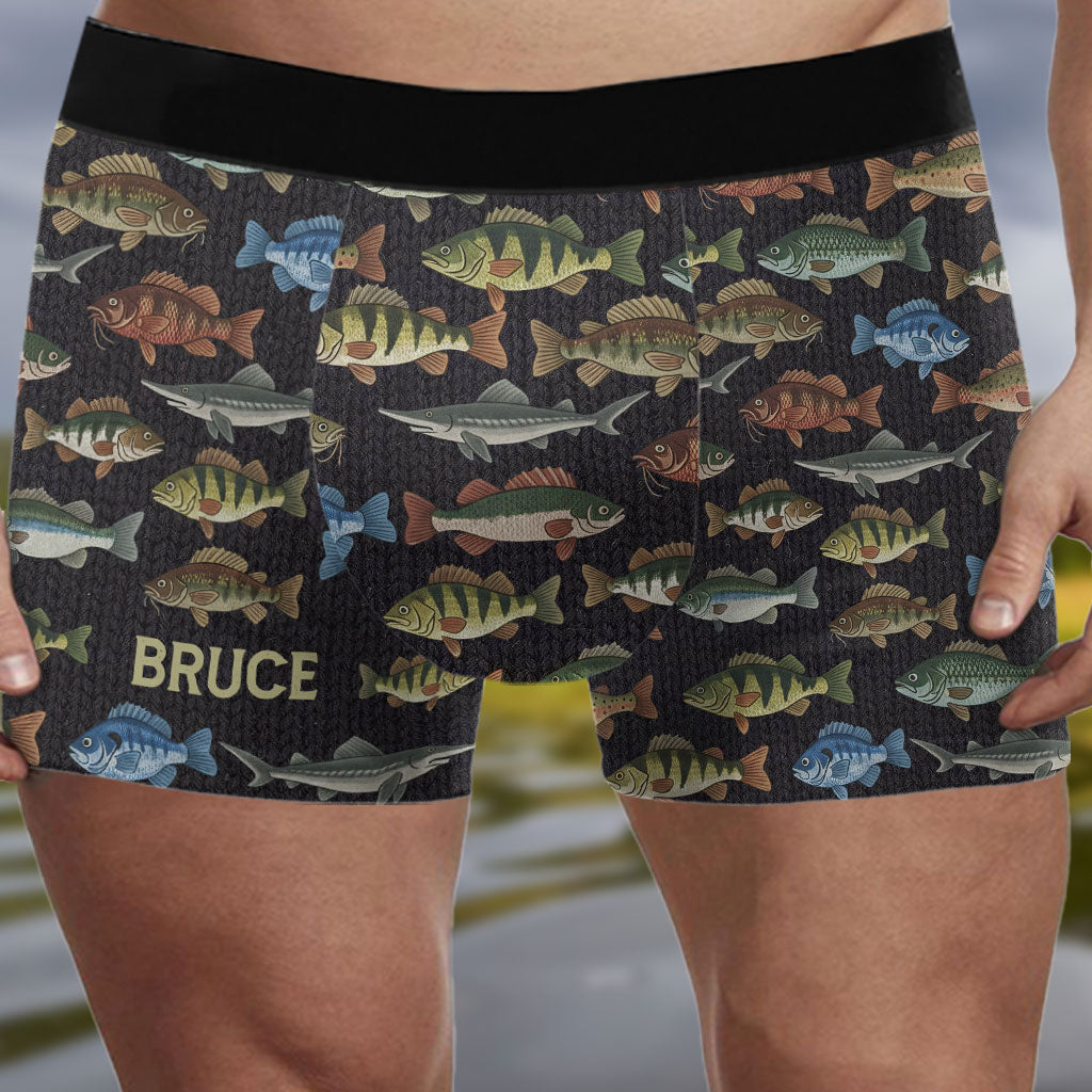 Passionné de pêche ? Boxers personnalisés pour hommes