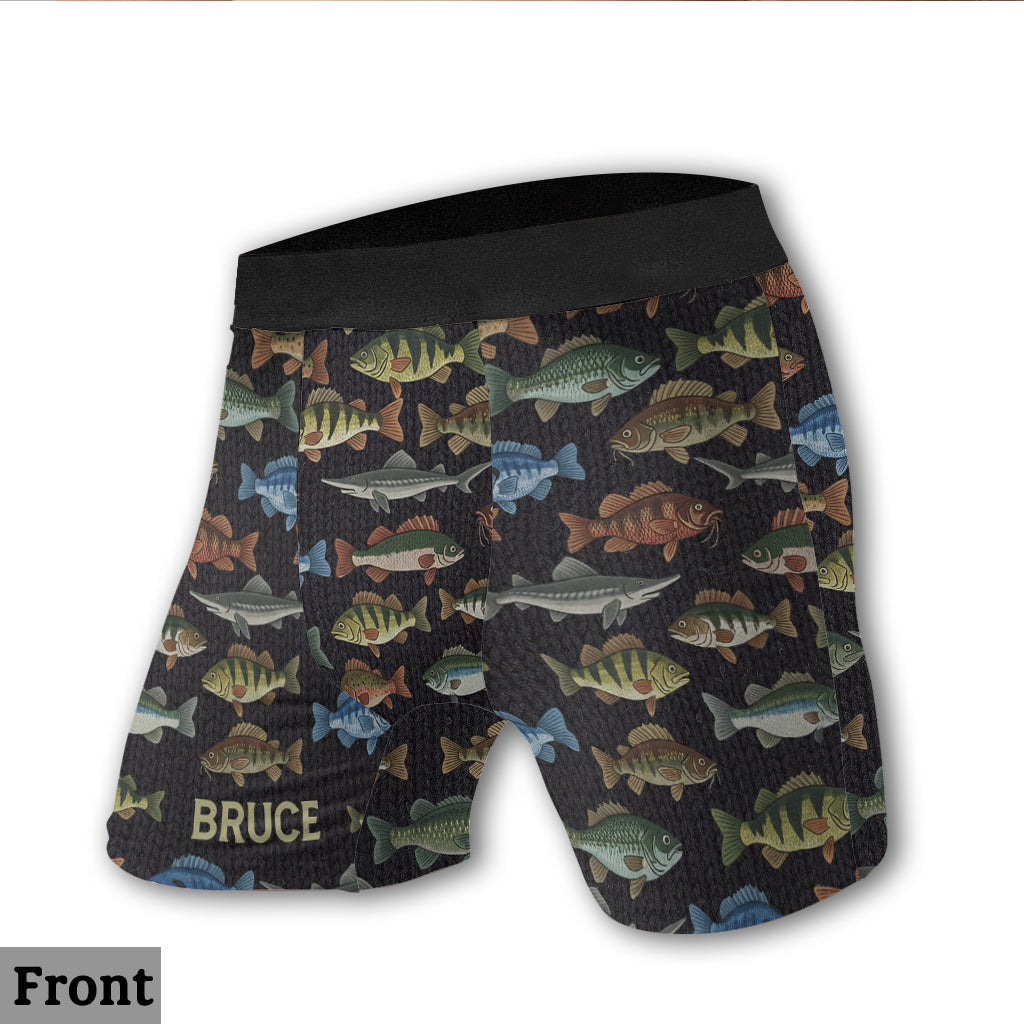 Passionné de pêche ? Boxers personnalisés pour hommes
