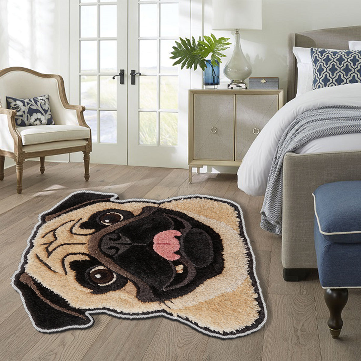 Custom From Any Photo - Personalized Dog Non-Slip Tufted Rug