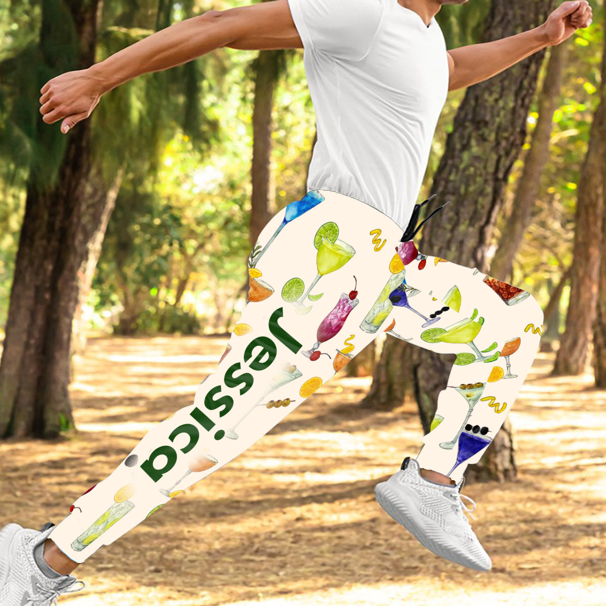 Full Of Holiday Spirit Colorful Cocktail - Personalized Cocktail Unisex Sweatpants